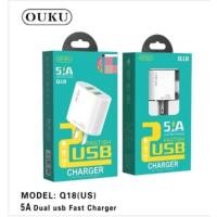 ราคา OUKU Q18ชาร์จเร็ว 2USB 5.0 A หัวชาร์จ/ชุดชาร์จ สำหรับ L/Micro USB/Type C ช้อป OUKU Q1 ชาร์จเร็ว 2USB 5.0A หัวชาร์จ/ชุดช (25201699243)