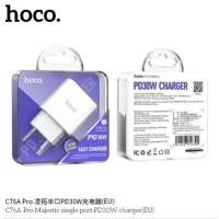 ราคา hoco C76A Pro ปลั๊กชาร์จเร็วUSB-C PD30W Quick Charge อแดปเตอร์ หัวชาร์จเร็ว charger (EU)【สำหรับ 5～14pro max / pad】 (25156126733)