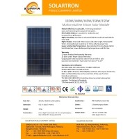 ราคา แผงโซล่าเซลล์ Solar Cell 310W Poly (Solartron) ชนิด มอก.