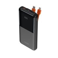 ราคา Veger PowerBank 10000 mAh รุ่น S10 Pro / Type-C, L Cable แบตสำรอง พาวเวอร์แบงค์ชาร์จเร็ว มีสายชาร์จในตัว Treemobile (42602779878)