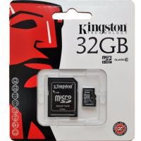 ราคา Kingston เมมโมรี่การ์ด SDC10G2 32 GB SDHC/SDXC Class 10 UHS-I Micro SD Card with Adapter (1480)