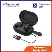 ราคา Tronsmart Spunky Beat True Wireless Bluetooth Earbuds หูฟังไร้สายเชื่อมต่อบลูทูธ 5.0 ชิปQualcomm® แบตเตอรี่หูฟัง 35 mAh เคสหูฟัง 350 mAh Black (2129)