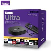 ราคา Roku Ultra 2020 (4800R) | Streaming Media Player HD/4K/HDR/Dolby Vision with Dolby Atmos, Bluetooth Streaming, and Roku Voice Remote with Headphone Jack and Personal Shortcuts, includes Premium HDMI C