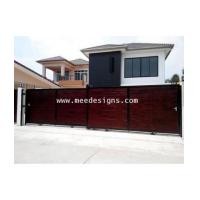 ราคา ประตูรั้วเหล็กผสมไม้เทียม (6376092)