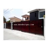 ราคา ประตูรั้วเหล็กผสมไม้เทียม (6370757)