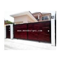 ราคา ประตูรั้วเหล็กผสมไม้เทียม (6370048)