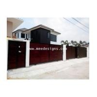 ราคา ประตูรั้วเหล็กผสมไม้เทียม (6366543)