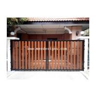 ราคา ประตูรั้วเหล็กผสมไม้เทียม (6297569)