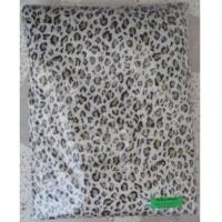 ราคา ผ้าปูที่นอนผ้าซาตินแท้ 330 เส้น ขนาด 6 ฟุต ลายเสือดาว (ครีม) (2928604)