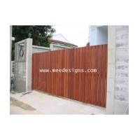 ราคา ประตูรั้วเหล็กผสมไม้ (6190232)