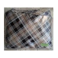 ราคา ผ้าปูที่นอนผ้าซาตินแท้ 330 เส้น ขนาด 6 ฟุต ลายสก็อต (น้ำตาล-ขาว-ดำ) (2761282)