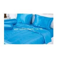 ราคา ผ้าปูที่นอนผ้าซาตินแท้ 440 เส้น ขนาด 5 ฟุต (2733569)