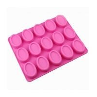 ราคา แม่พิมพ์สบู่ซิลิโคน วงรีขอบนูน ขนาด 50 กรัม 15 ช่อง ราคา250 บาท (4110366)