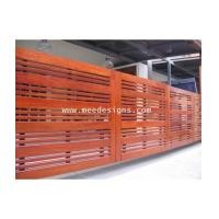 ราคา ประตูรั้วเหล็กผสมไม้แดง (5198369)