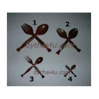 ราคา ช้อน ส้อมไม้พยูง4ขนาด (458466)