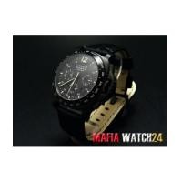 ราคา M0289 นาฬิกา PANERAI Luminor Chrono Daylight 44 mm. Black Dial สายดำ PAM 188 King Mirror (4599462)