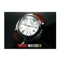 ราคา M0198 นาฬิกา Panerai Luminor Power Reserve Lady Boy Size 40 mm. Pam 90 สายคลิ๊ปล็อคหน้าปัดน้ำตาล (4364007)