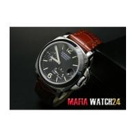ราคา M0278 นาฬิกา Panerai Luminor Power Reserve Lady Boy Size 40 mm. Pam 90 หน้าปัดดำสายน้ำตาล Mirror (4329169)