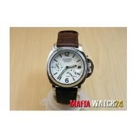 ราคา M0161นาฬิกา Panerai Luminor Power Reserve Lady Boy Size 40 mm. Pam 90 สายน้ำตาลแก่ Mirror (4324290)