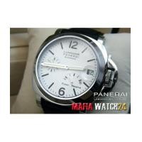 ราคา M0162 นาฬิกา Panerai Luminor Power Reserve Lady Boy Size 40 mm. Pam 90 สายดำ Mirror Case Swiss (4324266)
