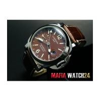 ราคา M0293 นาฬิกา PANERAI LUMINOR GMT 44mm. STEEL ALL BROWN DIAL PAM244 Speacial Edition Mirror Case Swis (4321926)