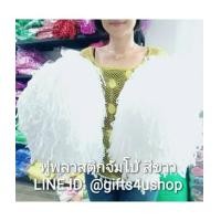 ราคา 1 คู่=2 อัน สีขาวด้าน พู่จัมโบ้ พู่พลาสติกใหญ่พิเศษ พู่เชียร์กีฬา พู่เชียร์ลีดเดอร์ ปอมปอมเชียร์ (7208601)