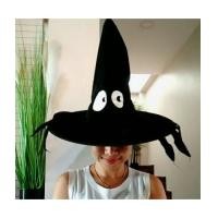 ราคา 1 ใบ สีดำ หมวกแม่มด หมวกพ่อมด มีลูกตา หมวกทรงสามเหลี่ยม หมวกทรงสูง หมวกฮาโลวีน หมวกแฟนซี (6865732)