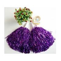 ราคา 1 คู่=2 อัน สีม่วงเงา พู่ฟอยด์ใหญ่ พู่เชียร์กีฬา พู่เชียร์ลีดเดอร์ พู่กองเชียร์ ปอมปอมเชียร์ (5050980)