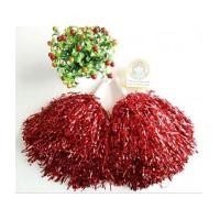 ราคา 1 คู่=2 อัน สีแดงเงา พู่ฟอยด์ใหญ่ พู่เชียร์กีฬา พู่เชียร์ลีดเดอร์ พู่กองเชียร์ ปอมปอมเชียร์ (5050972)