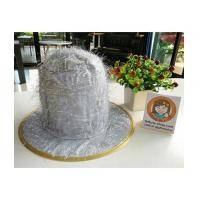 ราคา 1 ใบ สีเงิน หมวกมายากล หมวกผ้า หมวกทรงสูง หมวกผ้าทรงยาว หมวกแฟนซี Tophat (4458856)