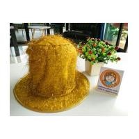 ราคา 1 ใบ สีทอง หมวกมายากล หมวกผ้า หมวกทรงสูง หมวกผ้าทรงยาว หมวกแฟนซี Tophat (4458855)