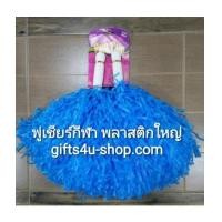 ราคา 1 คู่=2 อัน สีฟ้าด้าน พู่พลาสติกใหญ่ พู่เชียร์กีฬา พู่เชียร์ลีดเดอร์ พู่กองเชียร์ ปอมปอมเชียร์ (4057067)