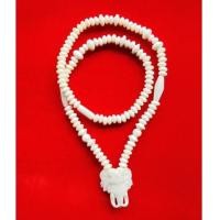 ราคา สร้อยกระดูก ตัวกลางหน้าช้าง งานแฮนเมด ของใหม่ ขนาดความยาว 24 นิ้ว สวมหัวได้ สวยคล้ายงาช้าง (7271207)