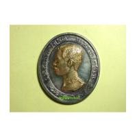 ราคา เหรียญ ร.5 เนื้อเงินหน้าทองคำ วัดหัวลำโพง ปี 2535 (2853669)