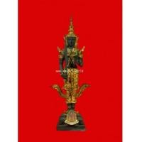 ราคา พระสยามเทวาธิราช หลวงพ่อสมควร วัดถือน้ำ ปิดทองเครื่องทรง สูง 14.5 นิ้ว เนื้อโลหะผสม(องค์ที่1) (7190915)