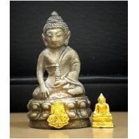 ราคา พระกริ่งสมเด็จญาณ โค๊ตช้าง เนื้อเงิน ตรากาญจนาภิเษกทองคำแท้+พระชัยวัฒน์ไพรีพินาศ เนื้อทองคำ สวยเดิมๆ (6555910)