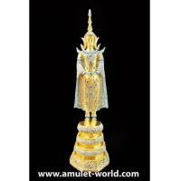 ราคา พระบูชาประจำวันอาทิตย์ ปางถวายเนตร สูง 33 นิ้ว เนื้อปิดทองประดับคริสตัลชวารอฟกี้ (6501430)