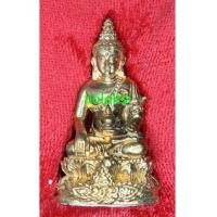 ราคา พระกริ่งมังคลายุ 80 ปี หลวงพ่อพูน วัดบ้านแพน เนื้อทองเหลือง (กรรมการ) ก้นอุดผง (5992996)