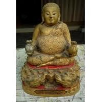 ราคา ระบูชาสังกัจจายน์ถือถุงเงิน ถุงทอง หลวงพ่อโต วัดบางพลีใหญ่ใน ขนาดหน้าตัก 5 นิ้ว เนื้อทอ งเหลืองลงทอ (6320402)
