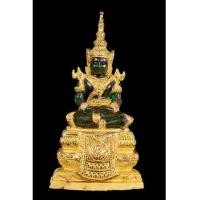 ราคา พระแก้วมรกตลอยองค์ ภปร. เนื้อเรซิ่นหุ้มทองคำ หน้าตัก 1/2 นิ้ว พร้อมกล่อง เดิมๆ (เช่าบูชาแล้ว) (5953498)