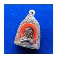 ราคา 1ใน5 เบญจภาคี พระปิดตาหลวงพ่อทับ วัดทอง รุ่น 3 ย้อนยุค 100 ปี พิมพ์เศียรโต เนื้อสำริดเงิน ตลับเงิน (7290924)