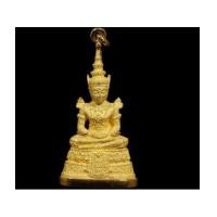 ราคา พระแก้วมรกต เนื้อทองคำพ่นทราย หนัก ๑๘ กรัม กรมสรรพสามิต เลขสวย ๙ หน้า ๙ หลัง No.๙๑๒๙ (4848736)