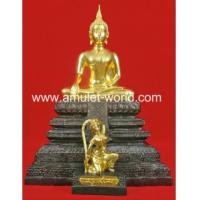 ราคา พระพุทธชนะมาร วัดธรรมบันดาล รุ่นแรกปี2535 ตัก 9 นิ้ว เนื้อโลหะผสม ปิดทองบางส่วน สวยมาก (5833798)