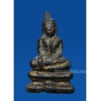 ราคา พระเนื้อชินกรุวัดเลียบ ปางมารวิชัย ปิดทองเก่า (4595562)