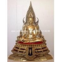 ราคา พระบูชา พระพุทธชินราช หน้าตัก 12 นิ้ว เนื้อทองเหลือง ขัดเงา (5078393)