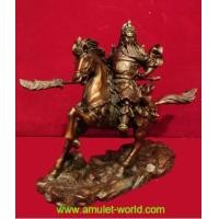 ราคา เทพเจ้ากวนอู ขี่ม้าศึก รุ่นชนะศึก ทำพิธีและนำเข้าจากจีน เนื้อสัตตะโลหะ รมน้ำตาลแดง (5034014)