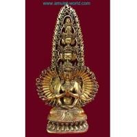 ราคา พระแม่กวนอิม พันกร(นั่ง) หน้าตัก 7.5 นิ้ว เนื้อสัตตะโลหะ (5007674)