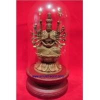 ราคา พระแม่กวนอิม ปางธิเบต พันกร ในครอบแก้ว ฐานกว้าง 3.5 นิ้ว สวยมาก (4839248)