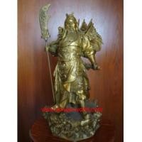 ราคา เทพเจ้ากวนอู (เก้ามังกร) เนื้อสัตตะโลหะ รมสีน้ำตาล นำเข้าจากจีน สูงถึงง้าว 16 นิ้ว สวยมาก (4090954)