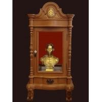 ราคา พระบรมรูปพระบาทสมเด็จพระเจ้าอยู่หัว เนื้อบรอนซ์สีทอง พร้อมตู้ไม้สักสีทอง มีใบประกาศจากวัด (2691255)